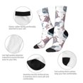 thumbnail image 3 of Fotbe Tribal Style Turtle Pattern Long Socks for Men & Women – Breathable & Stretchy Compression Socks, Ideal for Running, Travel, and Everyday Wear Size 5-11, 3 of 6