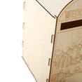 thumbnail image 3 of Buzón Decoración de madera Boda romántica Sr. y Sra. Buzón con una llave Irfora Buzón, 3 of 7