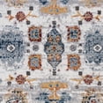 thumbnail image 3 of Luxee Designs Alexandria Collection – 3×10 ft – Boho Vintage Runner Rug – Bordered, High-Traffic, Pet-Friendly, Stain Resistance – Ivory Multi, 3 of 9