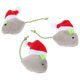 thumbnail image 2 of 3 juguetes para gatos, peluches suaves, ratón de Navidad, juguetes para gatitos, juguetes de peluche para ratón de Navidad, 2 of 2