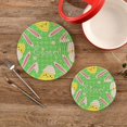 thumbnail image 2 of Easter Egg Table Trivets for Hot Dishes Round Trivet Mat 2PCS Kitchen Potholders Heat Resistant Pot Holder for Bowl Teapot Home Decor Gifts, 2 of 7