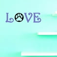 thumbnail image 1 of Custom Decals Love Animals Wall Art Size: 6 X 20 Inches Color: Multi, 1 of 1