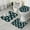 Black Dinosaurs Silhouette, variant on Black Dinosaurs Speech Bubbles Pattern Bathroom Rugs Sets 3 Piece,Toilet Cover Set,Absorbent Non Slip Bathroom Mats Sets with U-Shaped Contour Rug Toilet Rug Set