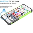 thumbnail image 3 of Njjex Phone Case For 5.5" iPhone 8 Plus / iPhone 7 Plus, Njjex 2-Piece Shockproof Rugged Rubber Plastic Hard Case Cover For iPhone 8 Plus (2017) / iPhone 7 Plus (2016) -Green, 3 of 6