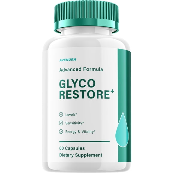 Glyco Restore Capsules – GlycoRestore Natural Blend Glycogen Formula for Health Support, 1 Pack, 60 Capsules