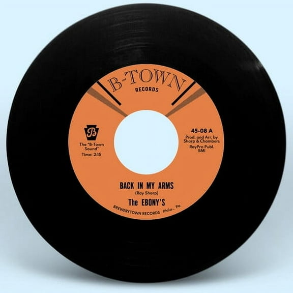 The Ebonys - Back In My Arms B/w I Can't Help But Love You - Music & Performance - Vinyl [7-Inch]