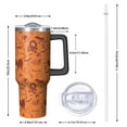 thumbnail image 2 of Halloween Spooky Icons Pattern Tumbler with Handle and Lid,40oz Double Wall Vacuum Insulated Tumbler,Cups Gift for Women and Men, 2 of 7
