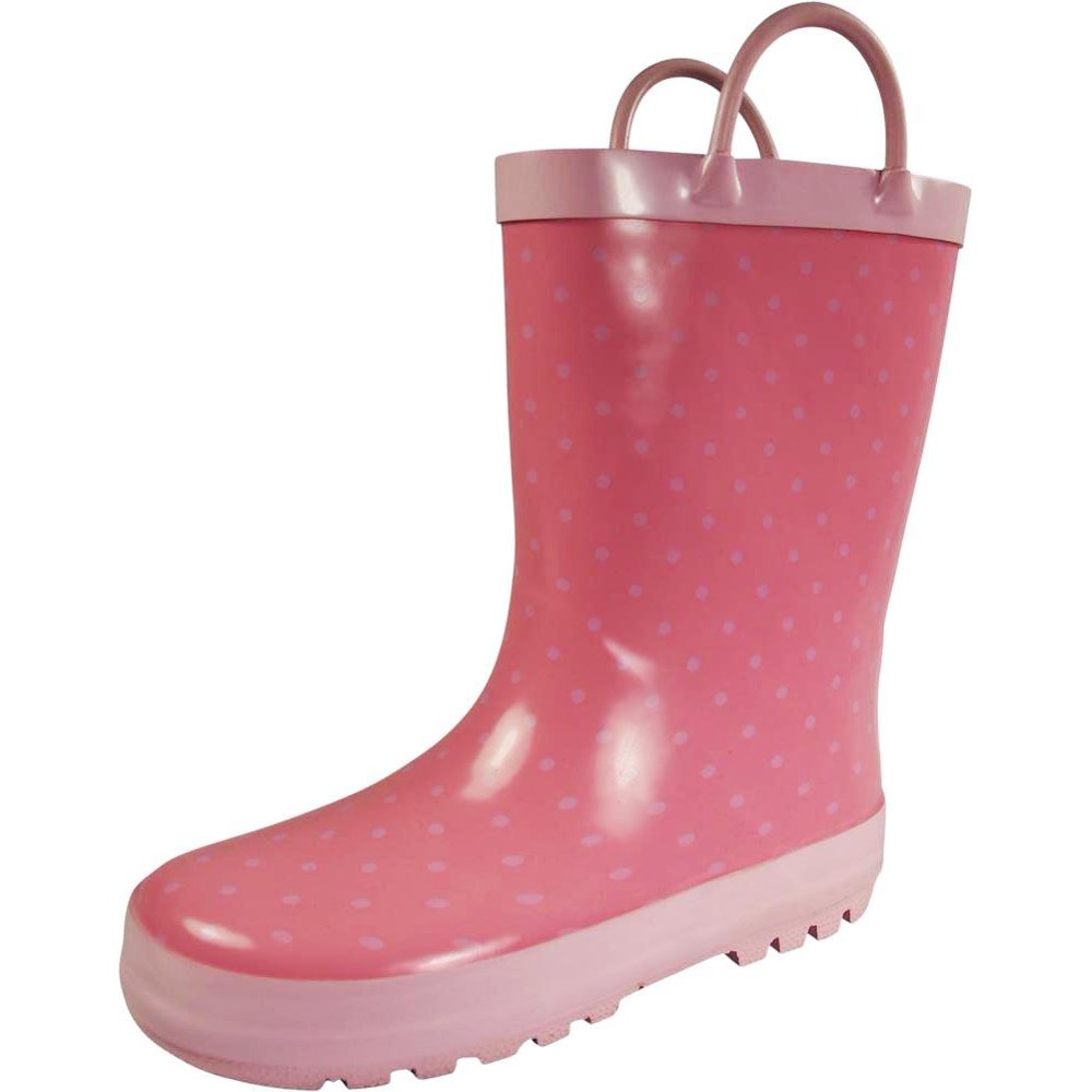 NORTY Norty Toddler Waterproof Rubber Rain Boots for Kids Children