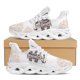 thumbnail image 1 of Zapatos ligeros con cordones y estampado de mandala bohemio blanco con elefante, zapatos casuales para correr, calzado casual, zapatos, 1 of 6