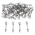 thumbnail image 1 of 50 broches de pesca giratorios de acero inoxidable de alta resistencia con cierre rápido 26mm, 1 of 8