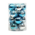 thumbnail image 2 of Christmas Balls Ornaments for Christmas Tree Decoration 16 PCS 6cm Plastic Christmas Ornaments Hanging Pendants Indoor Year Christmas Party Tree Decoration Christmas Balls, 2 of 5