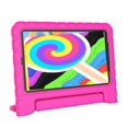 thumbnail image 3 of Samsung Tablet IPad Case Galaxy Tab A 8.0 Skin Cover Handheld Protective Silicone Gel with Kickstand handle Pink, 3 of 4