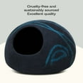 thumbnail image 4 of Meowfia Cat Cave for Large Cats, Black Aqua, 4 of 8