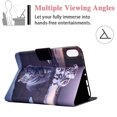 thumbnail image 5 of Stand Protective Case for iPad Mini 6 2021, Mini 6th Gen 8.3" 2021 Cover, Allytech Lightweight PU Leather Flip Kickstand Soft TPU Back Magnetic Snap Case for iPad Mini 6 A2567 A2568 A2569, Cat & Tiger, 5 of 7
