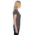 thumbnail image 4 of Fruit of the Loom Ladies' 4.7 oz. Sofspun Jersey Junior V-Neck T-Shirt - SFJVR, 4 of 4