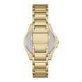 thumbnail image 2 of Folio Women's Gift Set; Gold Tone Bracelet Watch, Clear Stone Bezel with Gold Multi Layered Necklace with Lock Pendant (FMDAL1171), 2 of 5