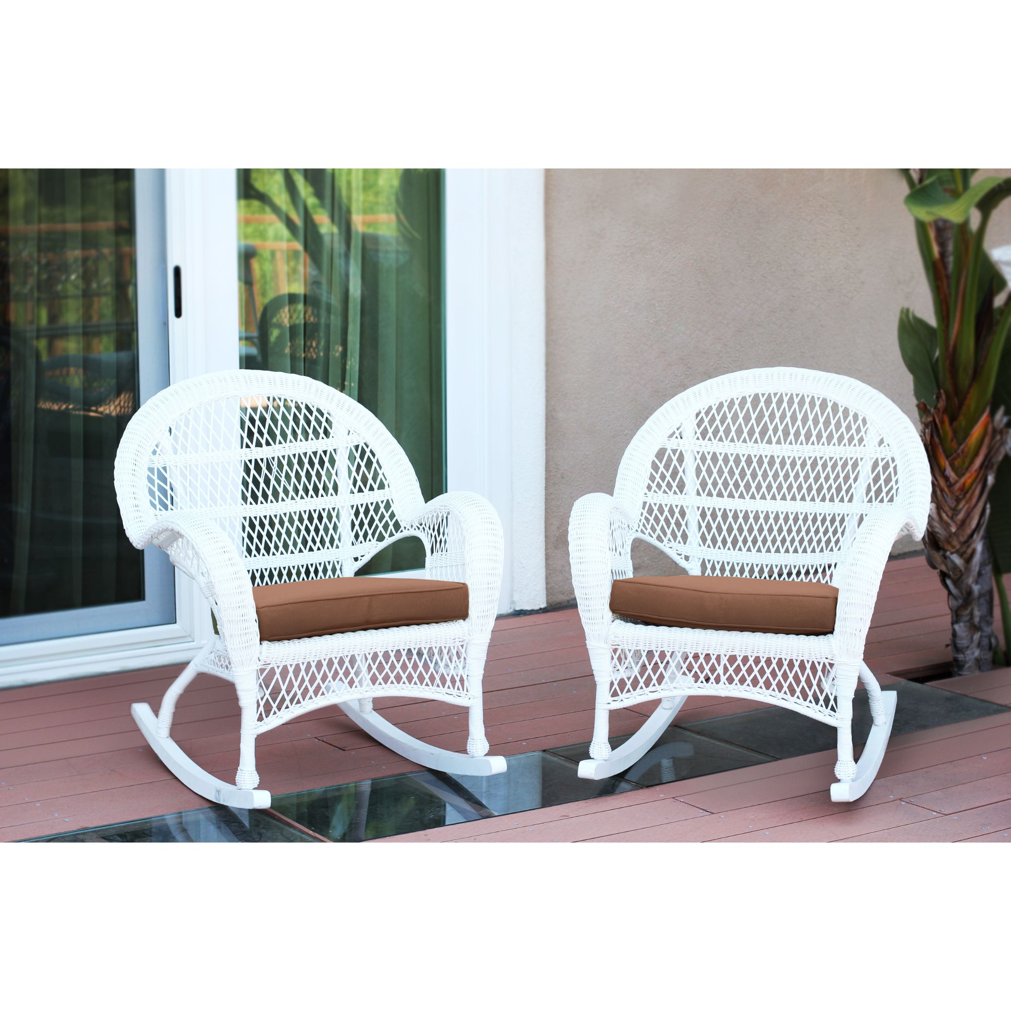 front porch wicker rocking chairs