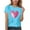 Blue, variant on LckLvx Valentines Shirts for Boys Girls Heart Graphic Tees T-Shirt Kids Crew Neck Short Sleeve Tops