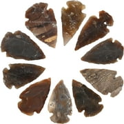 Facy Jasper Crystal Arrow Head Stone 10 Pieces (1" to 1.5" Inch)