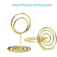thumbnail image 5 of Table Number Holders, Place Card Holders, Wire Picture Holders, Small Table Card Holders, Photo Holders for Wedding Reception Anniversary Birthday Party Centerpieces 30 Pieces(Gold), 5 of 7