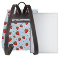 thumbnail image 3 of Disketp Strawberry Mochila de Cuero para Mujer, Bolso de Espalda Antirrobo con Estilo para Viaje, Trabajo y Uso Diario, 3 of 4