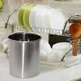 thumbnail image 3 of Stainless steel 4QT Utensil organizer Tools Caddy, Flatware Caddy Organizer for Kitchen Countertop Storage Dining Table Comfortable, utensil organizer for Kitchen Counter, 3 of 4