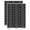 Black, variant on Scanned Double Line Border Document Sticker Set - White - Matte Finish - 1.25" Mini