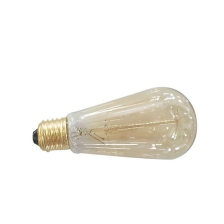 

DESTYER Bulb Glass Vintage Light Bulb Industrial Ceiling Lighting Home Bar Accessory 40W US