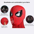 thumbnail image 3 of Spider Hero Mask with Moving Eyes, Full Face Chin Control Eyes, Realistic Spider Mask Costume for Cosplay, 3 of 7