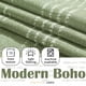 thumbnail image 4 of Cortinas Jinchan Boho para cocina, 61 x 61 cm, lino, 2 paneles, 4 of 7