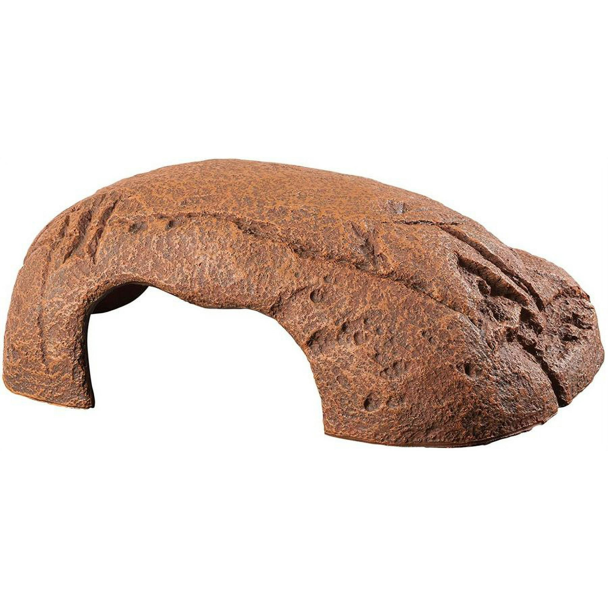 Zilla Decor Rock Den Hideout for Terrariums [Reptile, Hiding Places] X-Large 12.25"L x 11.5"W x 4.75"H