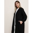 thumbnail image 2 of Black - Plus Size Coat - Alia, 2 of 5