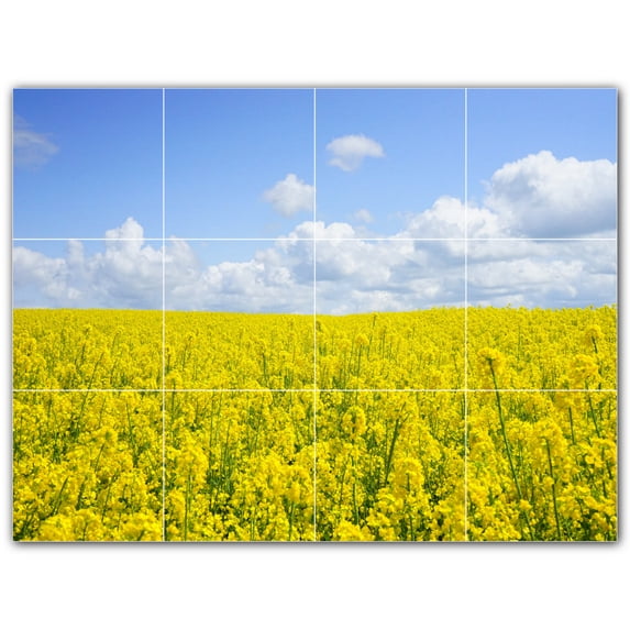 Picture-Tiles.com: Farm Ceramic Tile Wall Mural WAL500589-43XL. 48"W x 36"H using (12) 12" x 12" Ceramic Tiles-Satin Finish