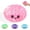 Pink, variant on Rare Style Sugar Dumpling Squishy, Glitter Squishies Dumpling Mystery Box, Viral Bao Bun Food Squeeze, Stress Relief Fidget (Pink)
