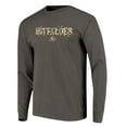 thumbnail image 2 of Women's Image One  Charcoal Colorado Buffaloes String Lights Comfort Color Long Sleeve T-Shirt, 2 of 3