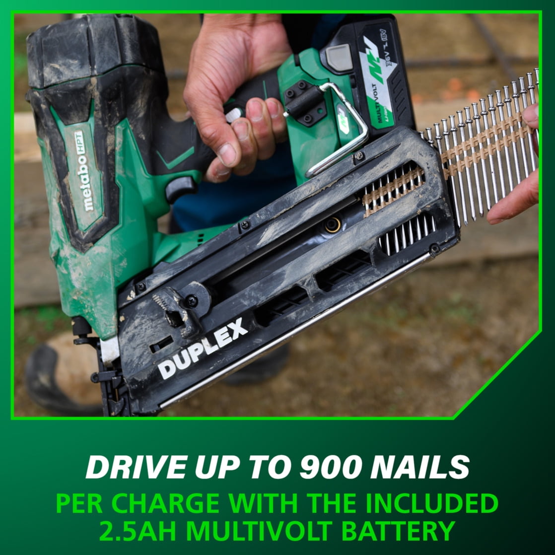 Metabo HPT 36V Cordless Forming Nailer, Battery Powered, NR3675DD