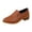 Brown, variant on Pandaie Women’s Slip on Ankle Booties Leather Low Block Heel Pointed Toe Western Short Boots Business Formal Casual Work Loafer Shoes Size 5.5‑10