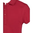 thumbnail image 2 of Polo IZOD para Niña, Uniforme Escolar, Sensorial, Rojo, Talla 14, 2 of 2