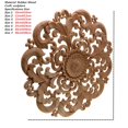 thumbnail image 3 of DIY REDONDO EUROPEO EUROPEO DE PUERTURA DE ENCALLADORA POR CASA APLICA DE MADERA Decorativas, 3 of 7