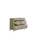 thumbnail image 2 of Silver 2-Drawer Bedside Cabinet / Practical Bedroom Storage Option, 2 of 2
