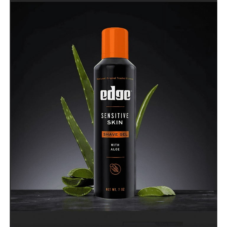 EDGE Sensitive Skin Shave Gel, 9.5 oz, Aloe and Vitamin E