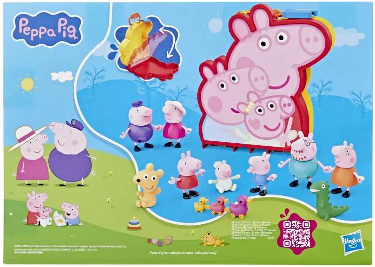 Peppa Pig Peppa's Ultimate Family Case Figure 7-Pack - Walmart.com