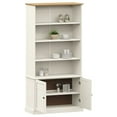 thumbnail image 4 of vidaXL Bookcase Storage 3 Shelf Bookcase for Living Room VIGO Solid Wood Pine, 4 of 28