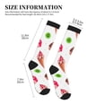 thumbnail image 2 of Compression Socks For Women And Men - Ice Cream Fruit Tart Print Compression Socks Circulation For Workout, 2 of 2