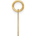thumbnail image 2 of 14K Yellow Gold 14Ky Initial Letter P Charm (Width 15.48) (Length 13.86) - Jbsp, 2 of 5