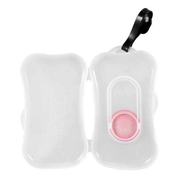 Raindrops Portable Wipes Box with Sealing Design for Storage Use Made of PP Silicone Multi Color 1 Pack