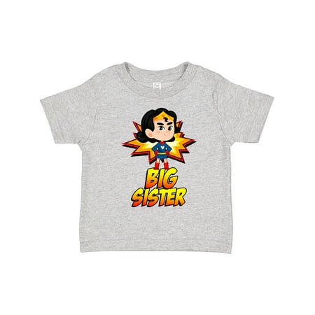

Inktastic Big Sister Superhero Gift Toddler Toddler Girl T-Shirt