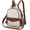 Beige/Brown, variant on Mini Backpack Purse for Women Multi Pocket Small Backpacks Ladies Convertible Shoulder Handbags Designer Travel Backpack with Wide Strap, Beige/Brown