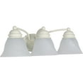 thumbnail image 2 of Nuvo 60-354 - Empire - 3 Light - 21" - Vanity - w/ Alabaster Glass Bell Shades, 2 of 2