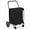 Black, variant on Jumbo Shopping Cart Liner securely to Your Shopping cart Using Loop Fasteners. (This Listing is only for The Liner Insert Cover, Shopping cart not Included).